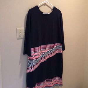 3/4 sleeve knit dress
